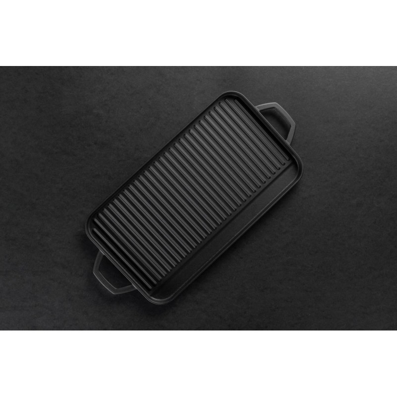 Μεγάλη Γκριλιέρα Ψησίματος από χυτοσίδηρο Hosse, 25x44cm | Μαντεμένιες Πιατέλες - Πλάκες |  |