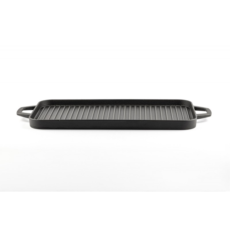 Μεγάλη Γκριλιέρα Ψησίματος από χυτοσίδηρο Hosse, 25x44cm | Μαντεμένιες Πιατέλες - Πλάκες |  |