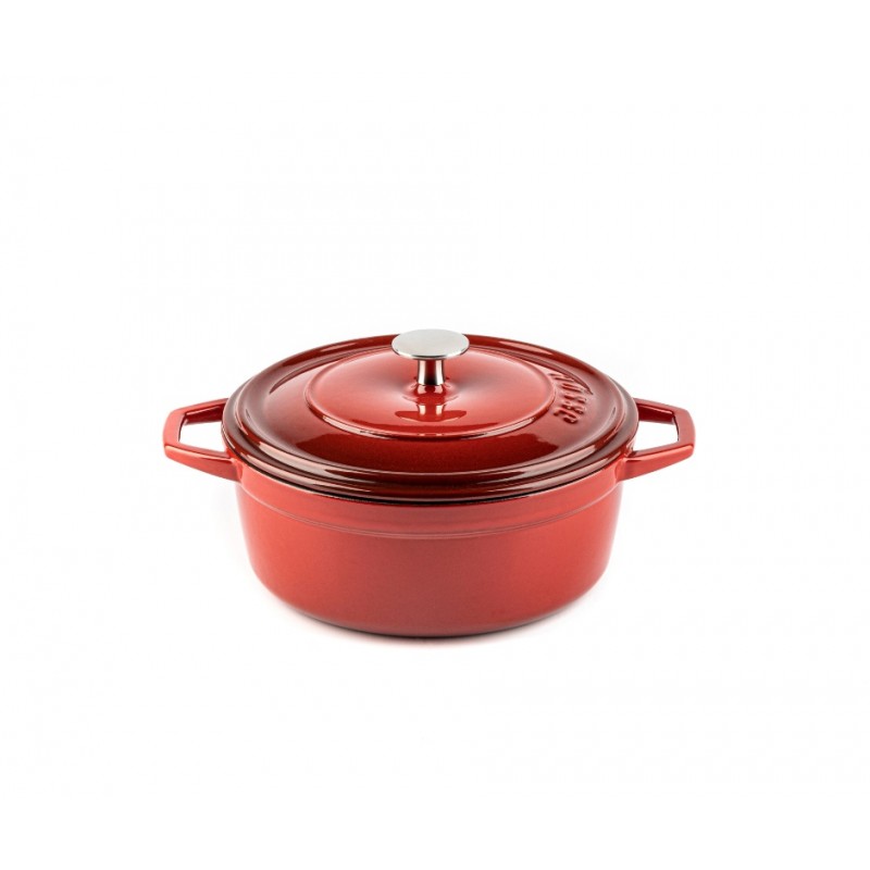 Μαντεμένια Κατσαρόλα Βαθιά Solagio, Rubin, Ф12 - 