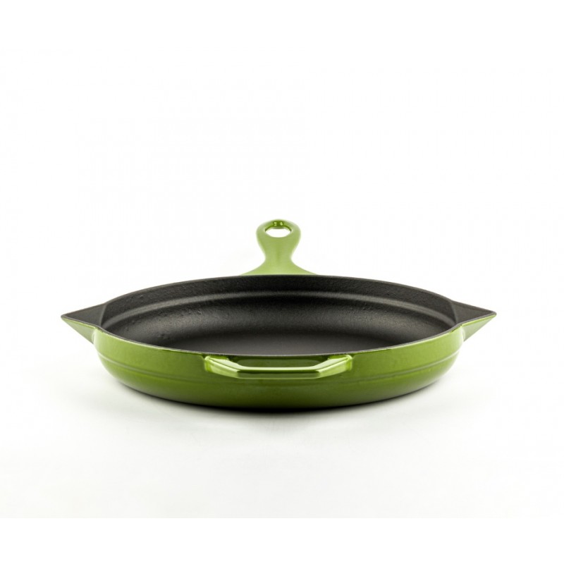 Μαντεμένιο Τηγάνι Εμαγιέ Hosse, Bamboo, Ф28cm | Επίπεδα Μαντεμένια Τηγάνια | Μαντεμένια Τηγάνια |